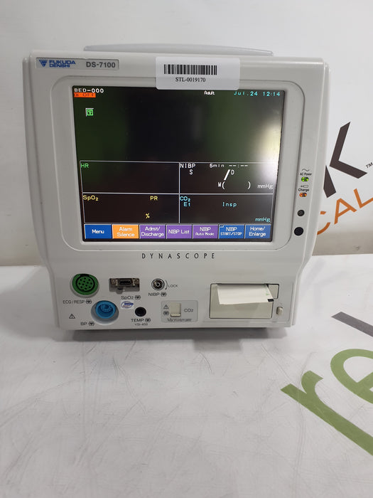 Fukuda Denshi Dynascope DS-7100 Patient Monitor