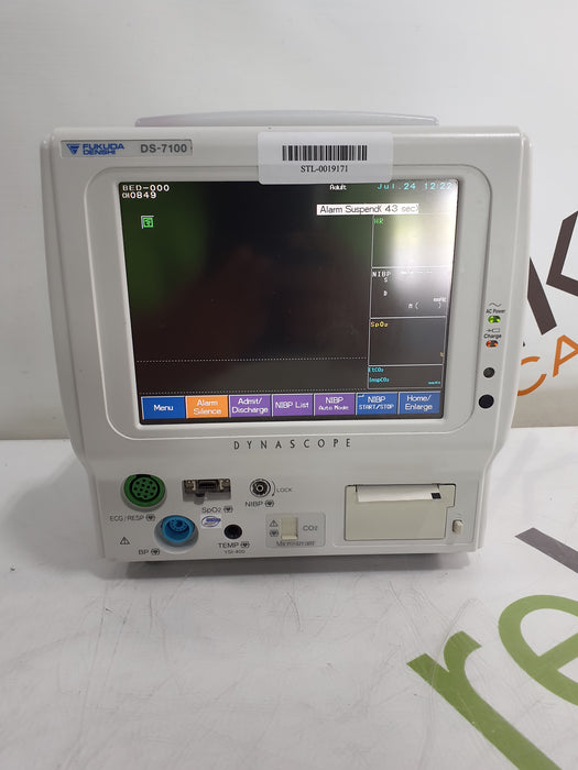 Fukuda Denshi Dynascope DS-7100 Patient Monitor