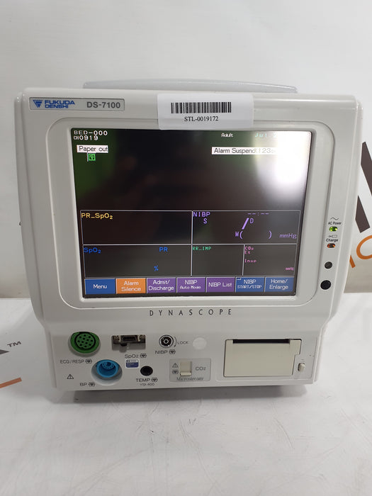 Fukuda Denshi Dynascope DS-7100 Patient Monitor