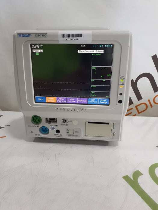 Fukuda Denshi Dynascope DS-7100 Patient Monitor