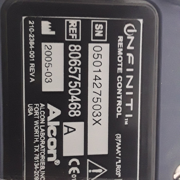 Alcon Laboratories Inc 8065750468 Infiniti Remote Control