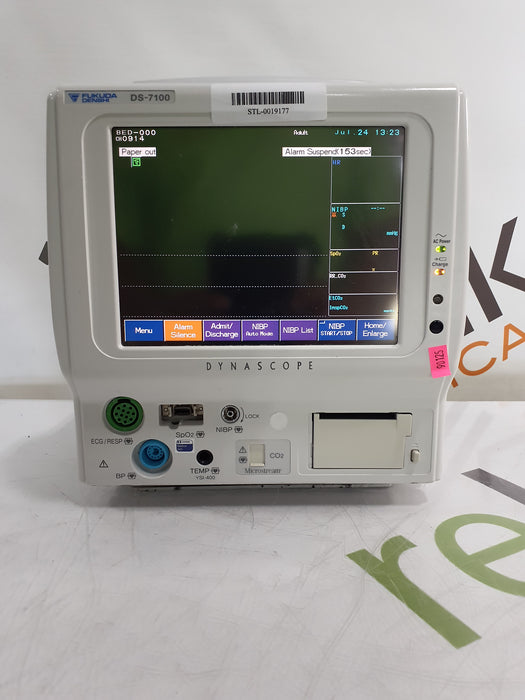 Fukuda Denshi Dynascope DS-7100 Patient Monitor