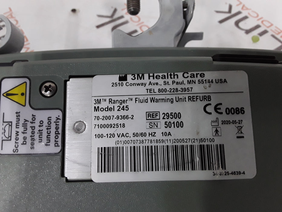 3M Ranger Model 245 Fluid Warming Unit