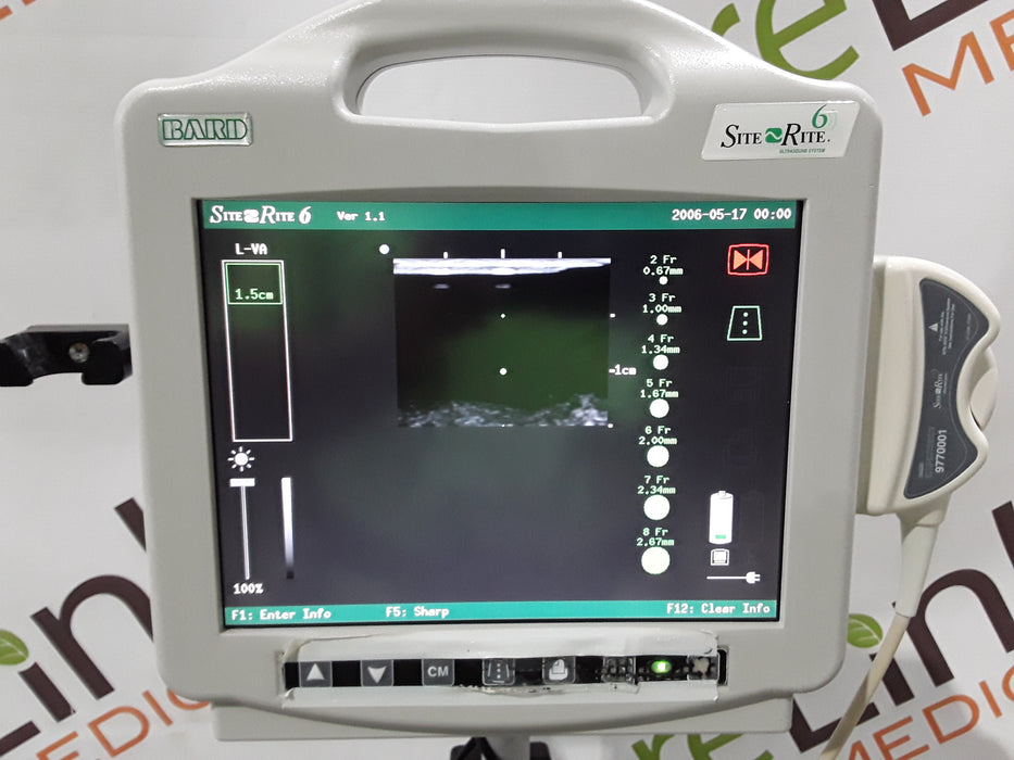 Bard Medical Site Rite 6 Ultrasound