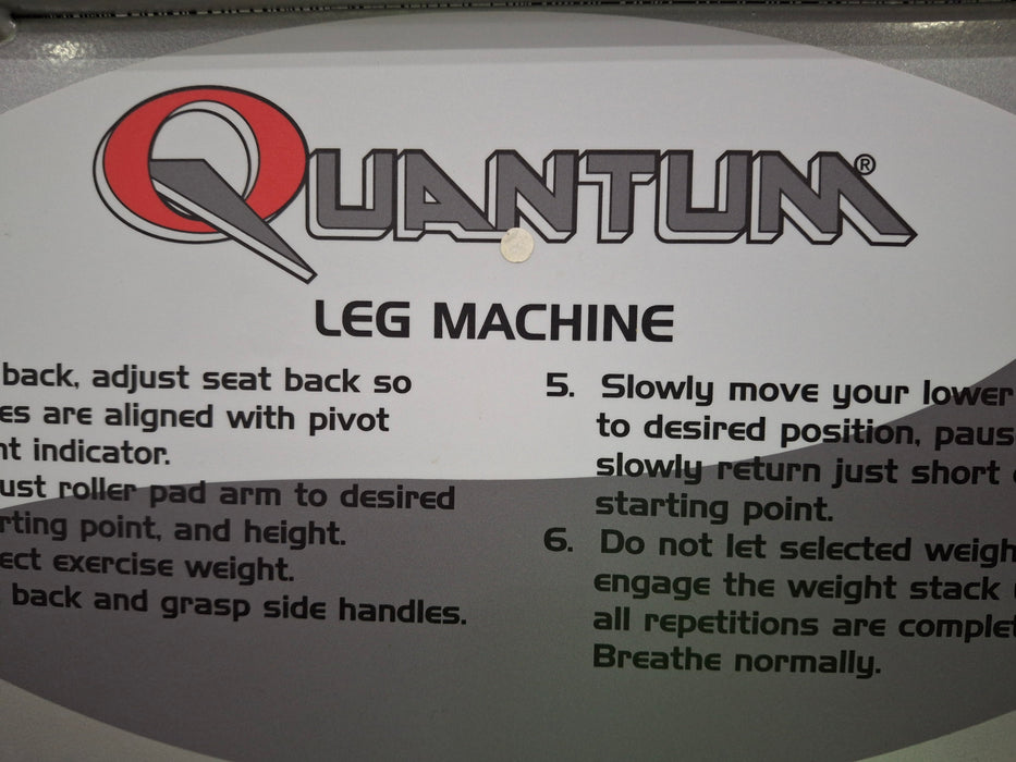 Quantum Rehab/Pride Mobility Products Corp Leg Curl Machine