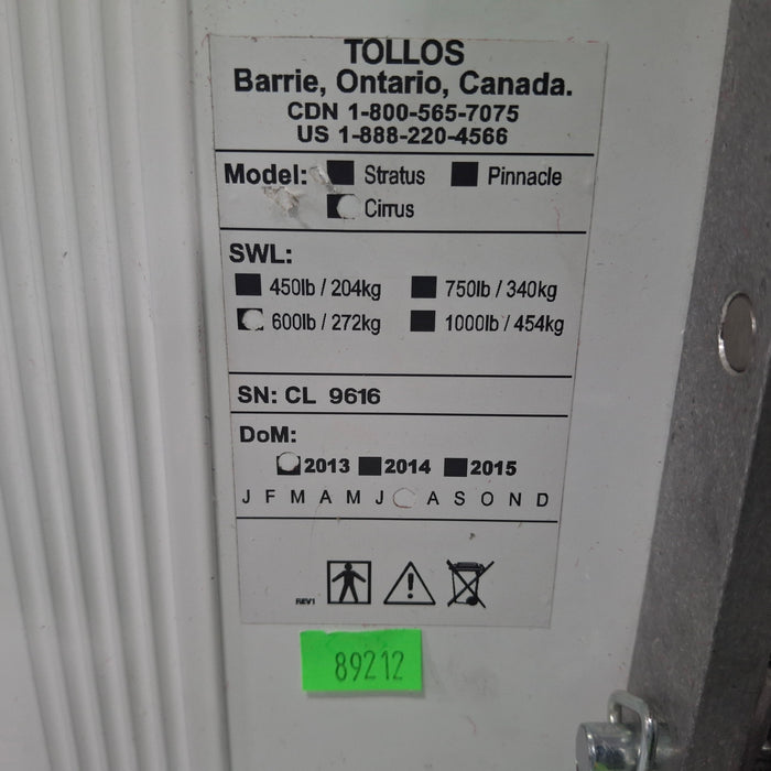 Tollos Cirrus 600 Ceiling Lift