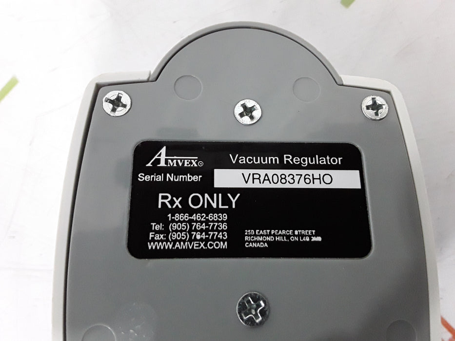 Amvex Vacuum Regulator