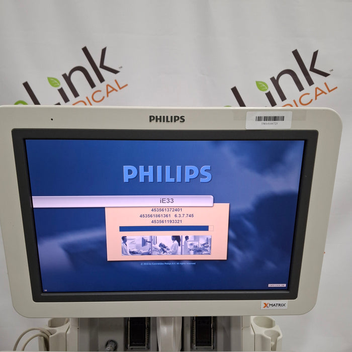 Philips IE33 F-G Cart Ultrasound