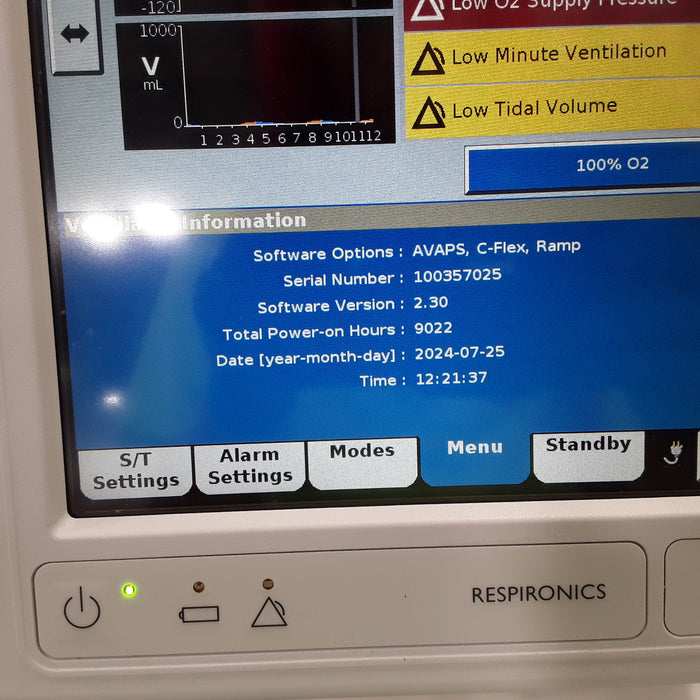 Respironics V60 BiPAP Ventilator