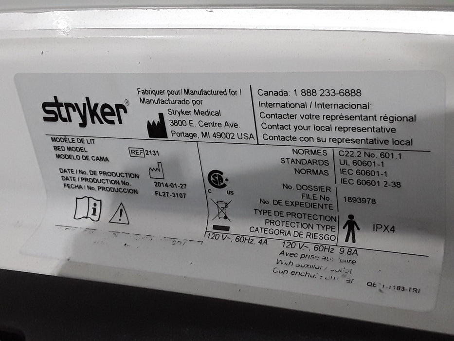 Stryker 2131 InTouch Bed