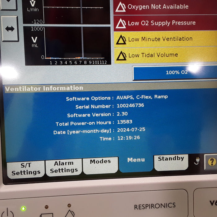 Respironics V60 BiPAP Ventilator