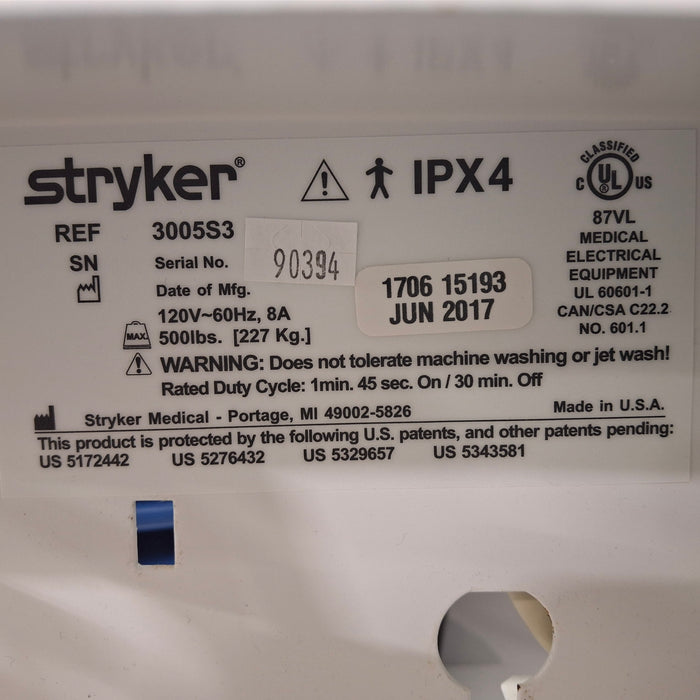 Stryker Secure III 3005 Hospital Bed