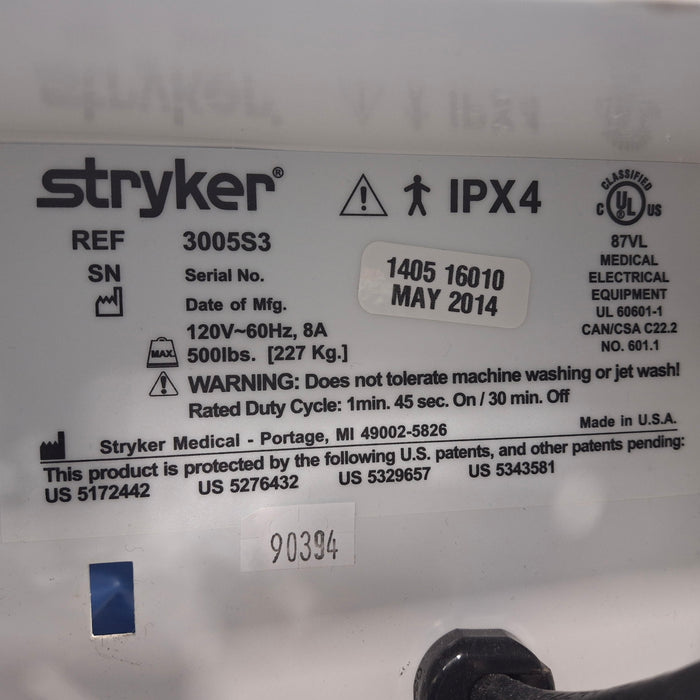 Stryker Secure III 3005 Hospital Bed