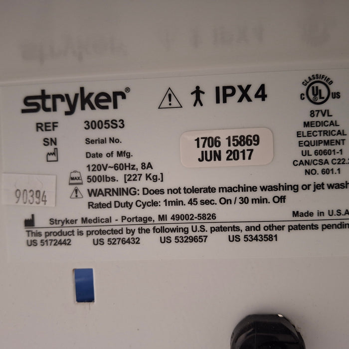 Stryker Secure III 3005 Hospital Bed