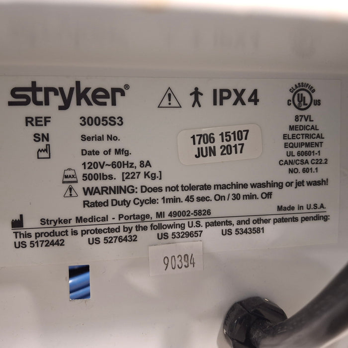 Stryker Secure III 3005 Hospital Bed