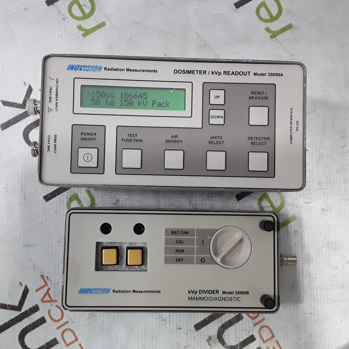 Inovision Radiation Measurements 35050A Dosimeter / kVp Readout