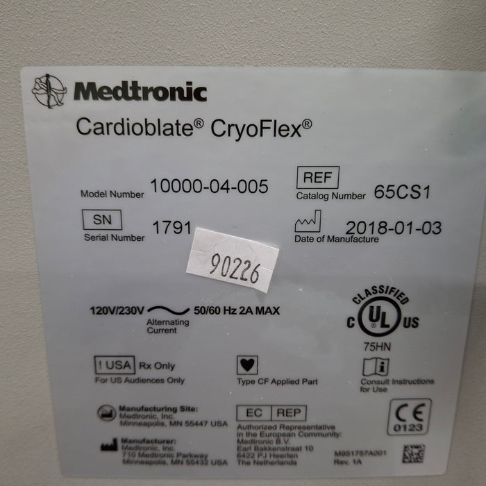 ATS Medical, Inc. Cardioblate CryoFlex Surgical Ablation System