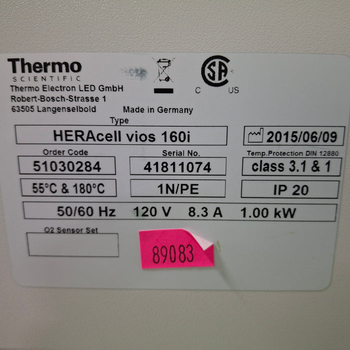 Thermo Scientific Heracell VIOS 160i CO² Incubator