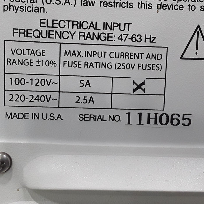 Haemonetics Cell Saver 5+ Autologous Blood Recovery System