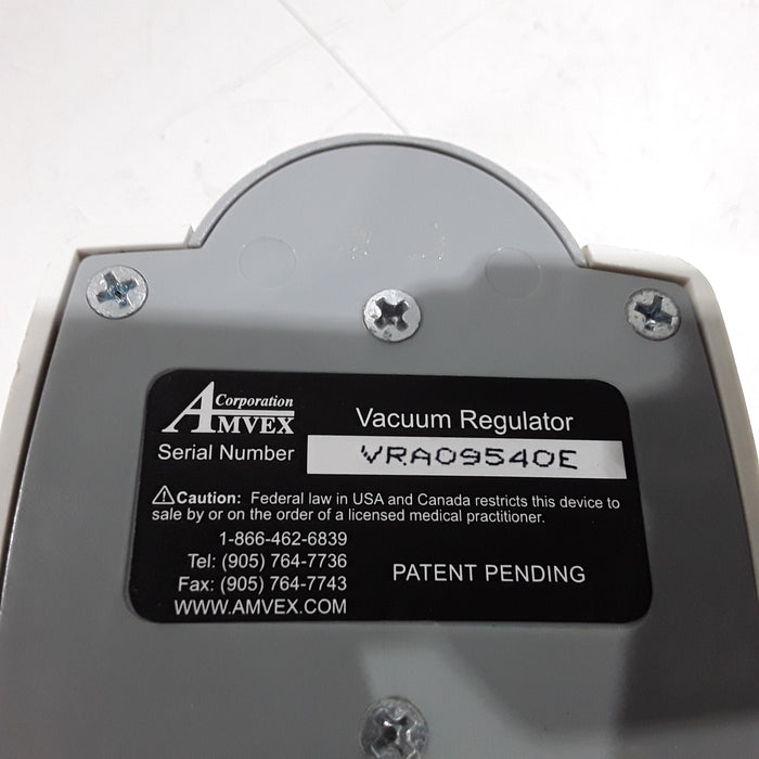 Amvex Vacuum Regulator