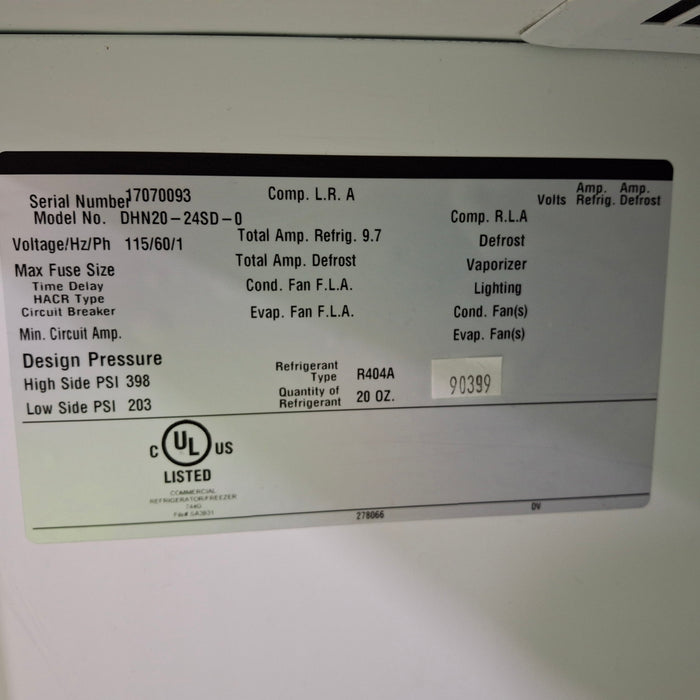 So-Low DHN20-24SD-0 Pharmacy Freezer