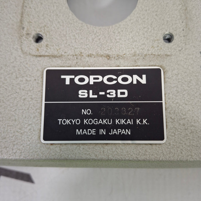 Topcon Medical SL-3D Slit Lamp