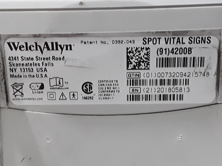 Welch Allyn Spot 420 - NIBP Vital Signs Monitor