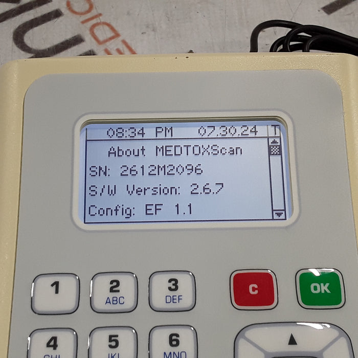 MEDTOX Diagnostics, Inc. 833073 Diagnostics Scan Analyzer