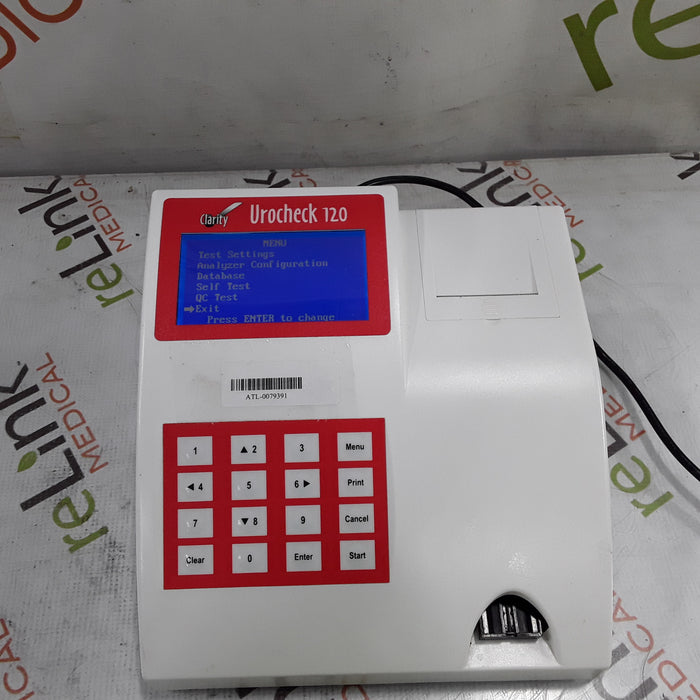 Clarity Diagnostics Urocheck 120 Urine Analyzer