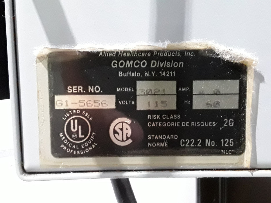 Gomco 3021 Mobile Aspirator