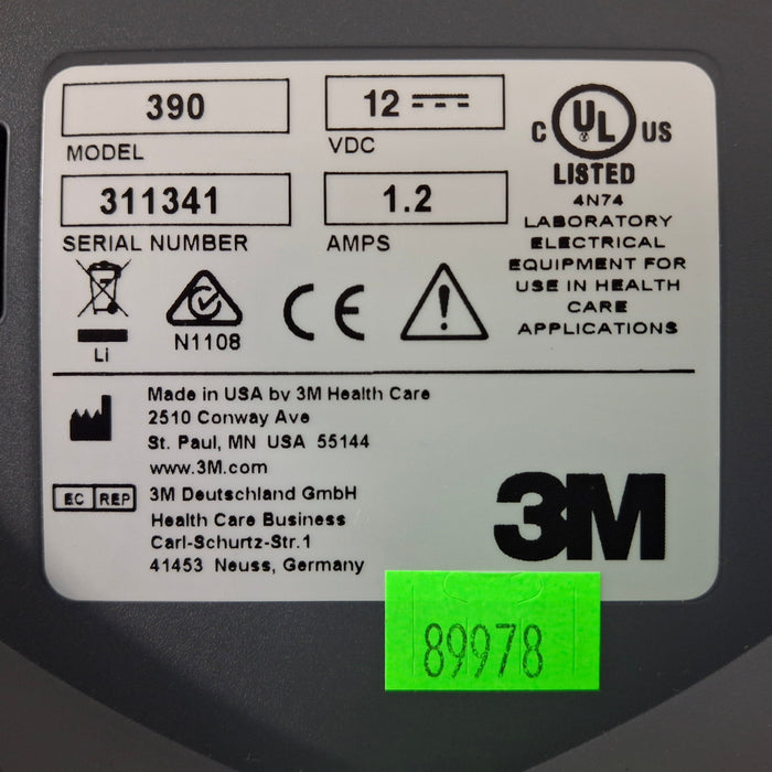 3M Attest Auto-Reader 390 Incubator