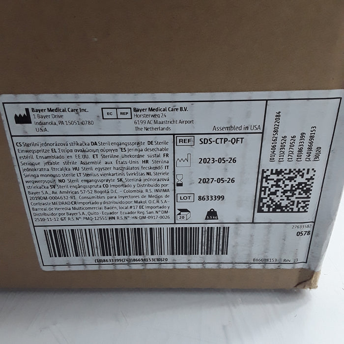 Medrad Medrad Stellant Sterile Disposable Syringe Injectors reLink Medical