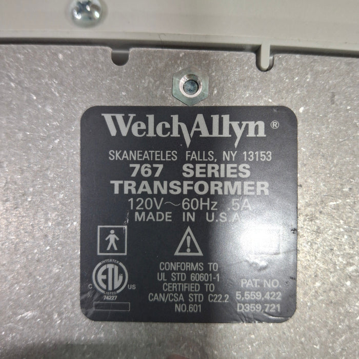 Welch Allyn 767 Series Transformer without Heads