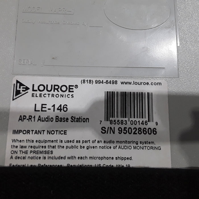 Louroe Electronics LE-146 Audio Base Station