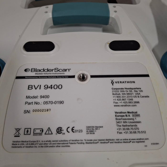 Verathon Medical, Inc BVI 9400 Bladderscan