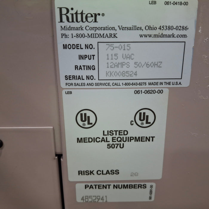 Ritter Evolution 75-015 Exam Chair