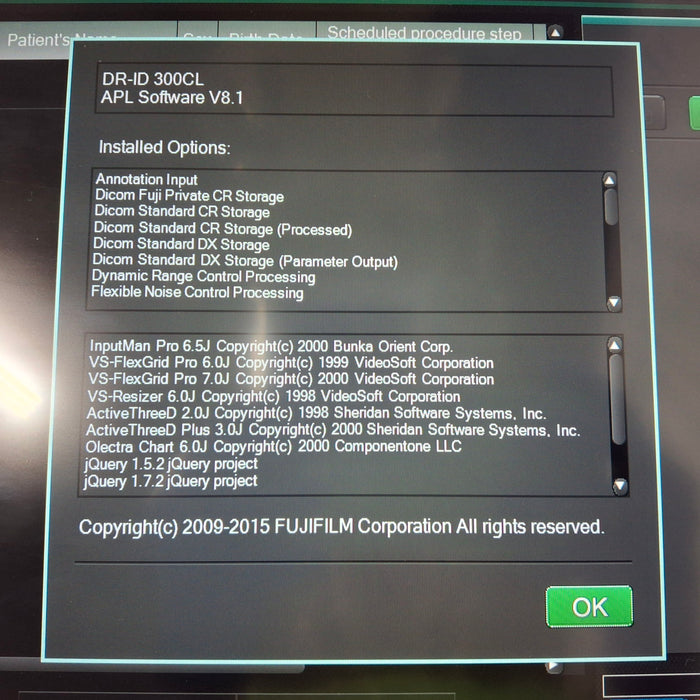 Fujifilm FDR Go Digital Mobile Radiography Unit