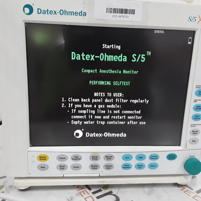 Datex-Ohmeda S/5 Compact Patient Monitor