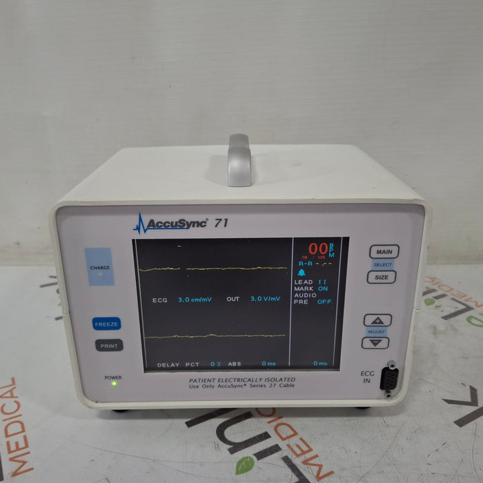 Accusync Medical Research Corp 71 R-Wave Trigger Gated ECG