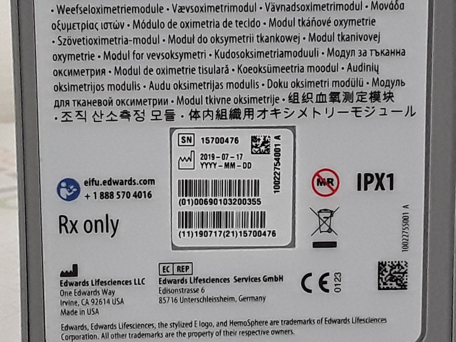 CAS Medical Systems INC Foresight Elite Module HEMTOM10