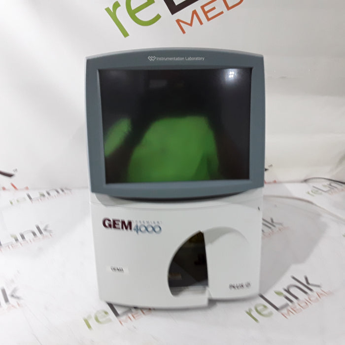 Instrumentation Laboratory Company Gem Premier 4000 Blood Gas Analyzer