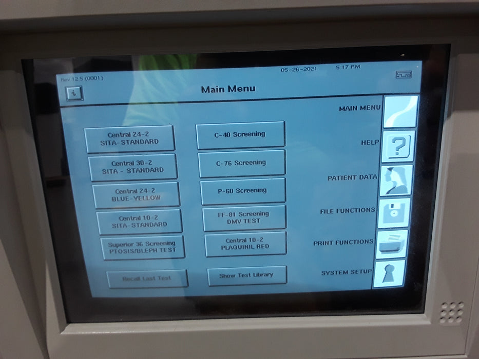 Carl Zeiss 750 Humphrey Field Analyzer