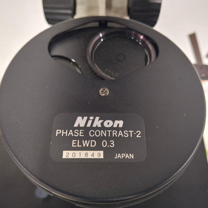 Nikon Diaphot Inverted Binocular Microscope