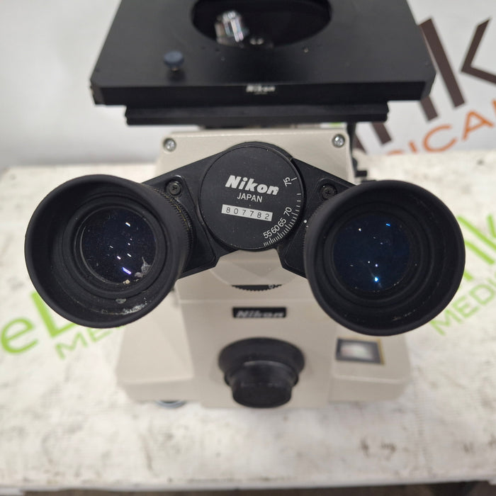 Nikon Diaphot Inverted Binocular Microscope