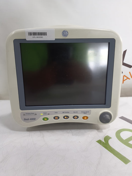 GE Healthcare Dash 4000 - Masimo SpO2 Patient Monitor