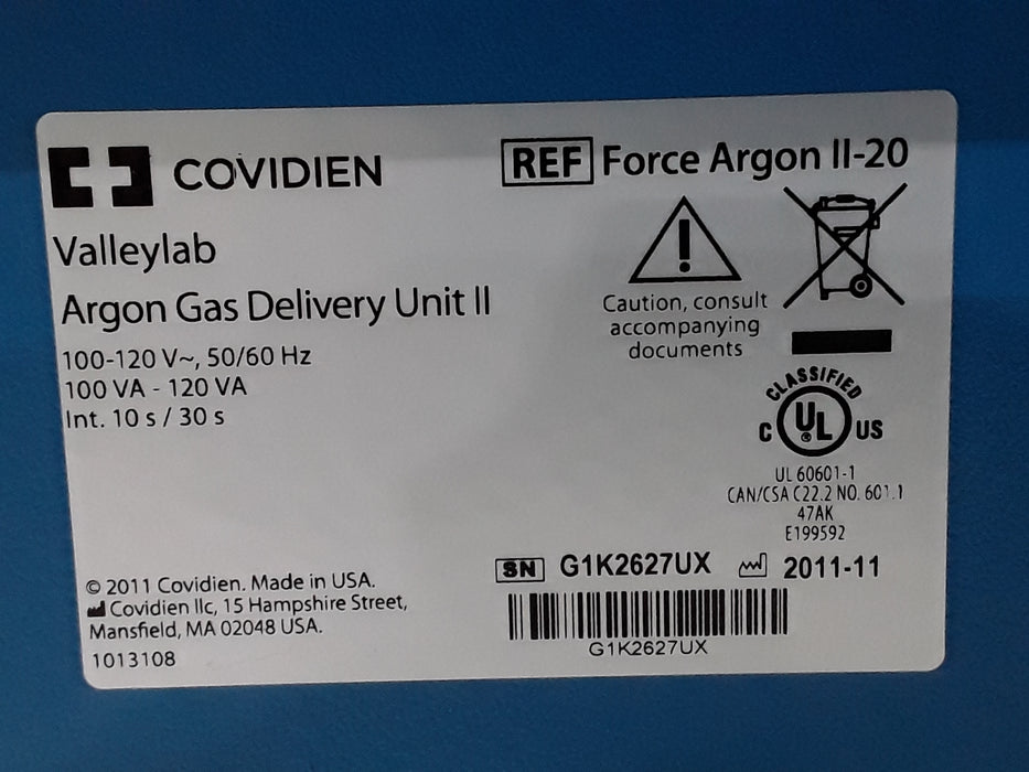 Valleylab Force Argon II Gas Delivery Unit