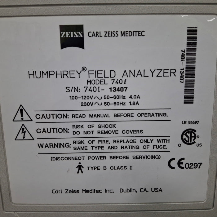 Carl Zeiss 740i Humphrey Field Analyzer