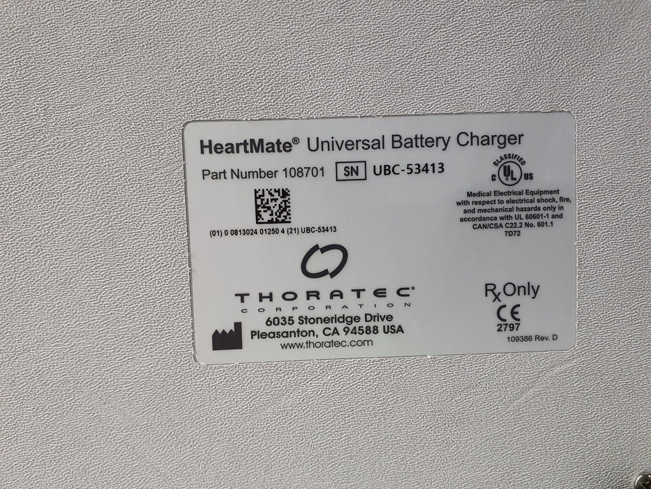 Thoratec Mobile Power Unit Heartmate Charger