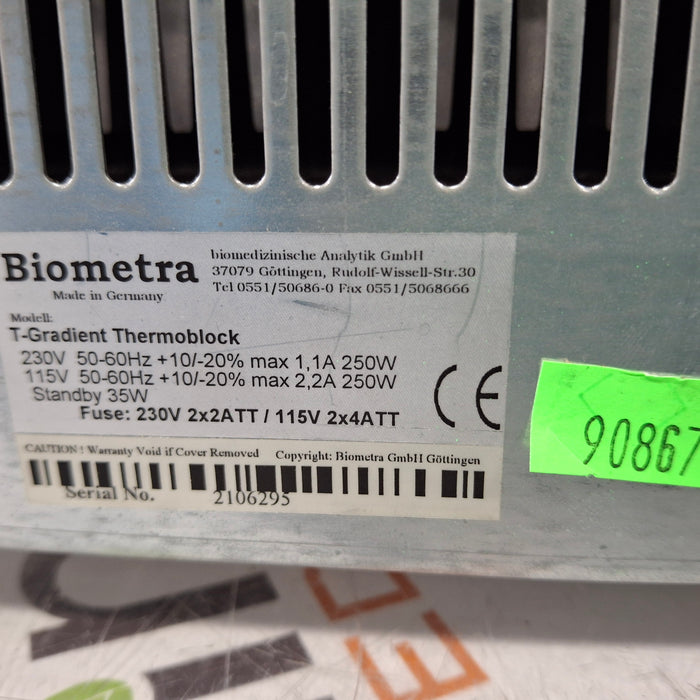 Biometra T Gradient Thermocycler