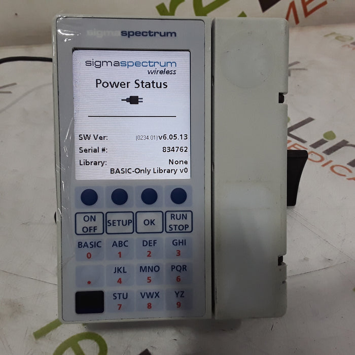 Baxter Sigma Spectrum 6.05.13 without Battery Infusion Pump